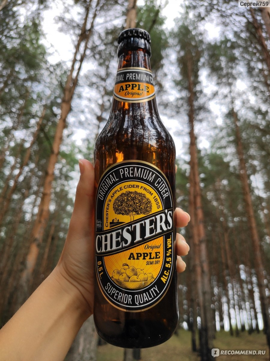 Изображение товара "Chester's" Apple Semi Dry 0.45 л.