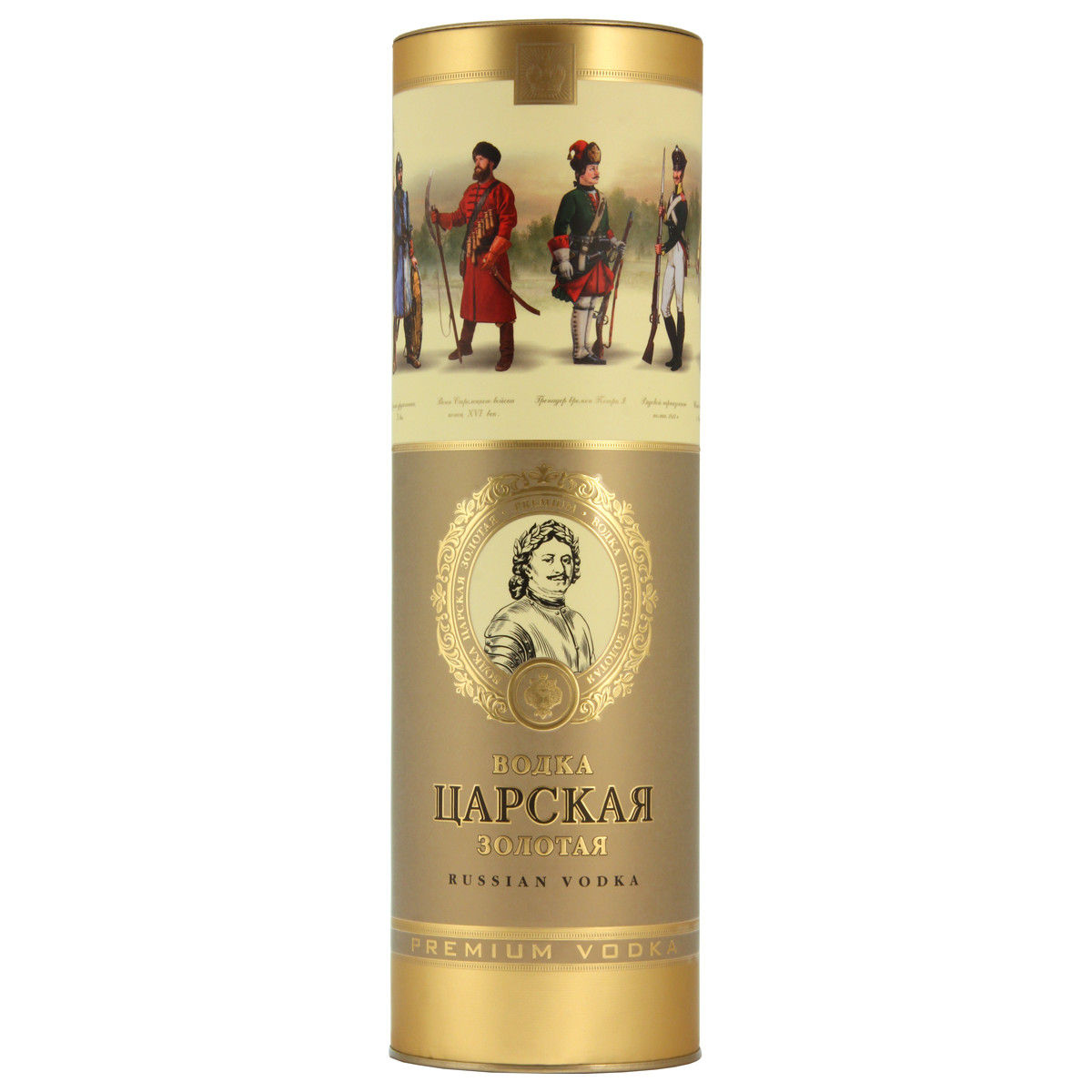 Изображение товара "Царская" Золотая в подарочном тубусе  1.0 л.