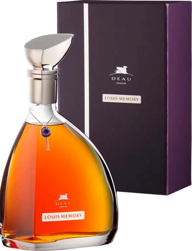 Изображение товара DEAU LOUIS MEMORY COGNAC HORS D`AGE в подарочной упаковке 0.7 л.