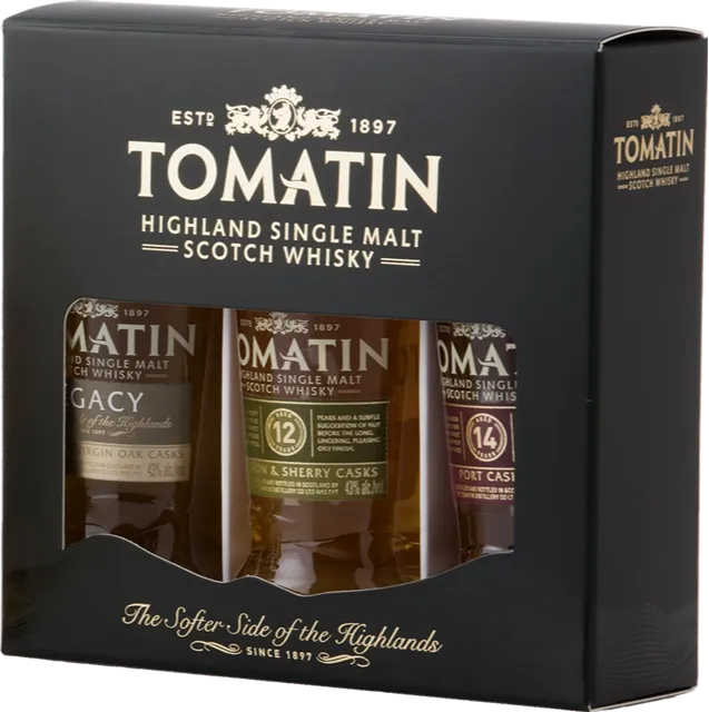 Изображение товара Tomatin Triple Pack Legacy, 12 Y.O., 14 Y.O. 0.05 л.