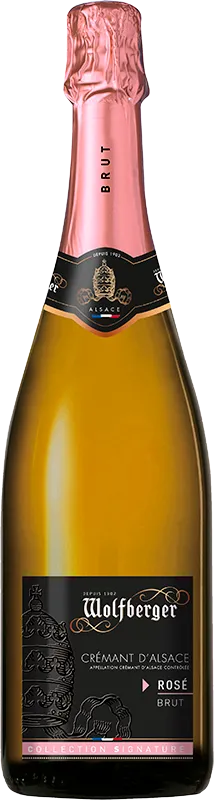 Изображение товара Cremant d'Alsace Collection Signature Rose Brut, Wolfberger  0.75 л.