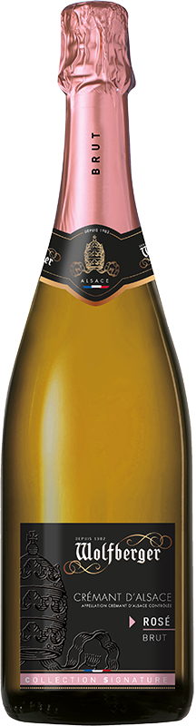 Изображение товара Cremant d'Alsace Collection Signature Rose Brut, Wolfberger  0.75 л.