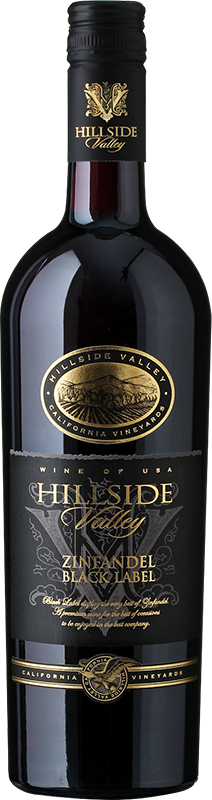 Изображение товара Zinfandel Black Label, "Hillside Valeey",  Taster Wine 0.75 л.