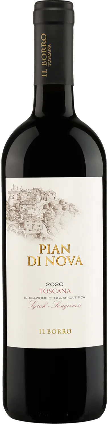 Изображение товара Pian di Nova Toscana Rosso, IL Borro, Organic 0.75 л.