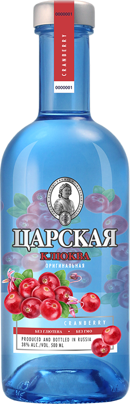 Изображение товара Настойка горькая "Царская Оригинальная Клюква" 0.5 л.