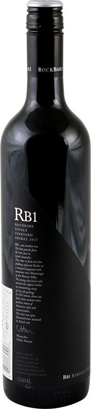 Изображение товара Shiraz "Rockbare" Barossa Valley , Yangarra Estate Vineyard 0.75 л.