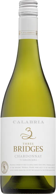 Изображение товара Calabria, Three Bridges Chardonnay Tumbarumba 0.75 л.