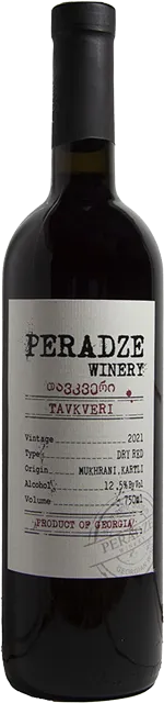 Изображение товара Tavkveri, Peradze Winery 0.75 л.