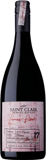 Изображение товара Pioneer Block 17, Syrah, Saint Clair 0.75 л.