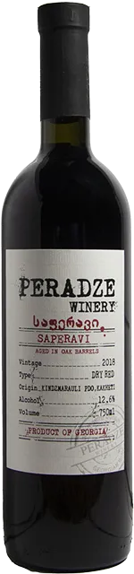 Изображение товара Saperavi aged in oak barrels, Peradze Winery 0.75 л.