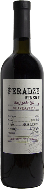Изображение товара Shavkapito, Peradze Winery 0.75 л.