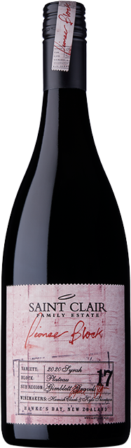 Изображение товара Pioneer Block 17, Syrah, Saint Clair 0.75 л.
