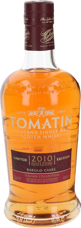 Изображение товара Tomatin 12 Y.O. Barolo Casks 0.7 л.
