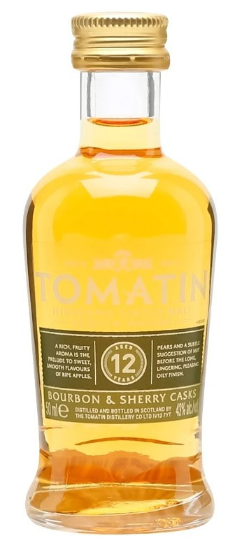 Изображение товара Tomatin 12 Y.O. 0.05 л.