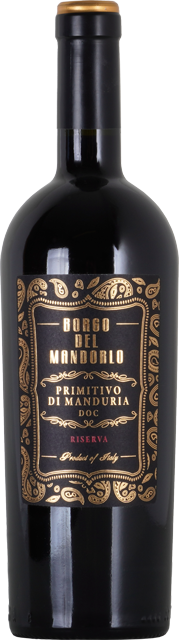 Изображение товара Primitivo di Manduria Riserva Borgo del Mandorlo, Botter, Puglia 0.75 л.