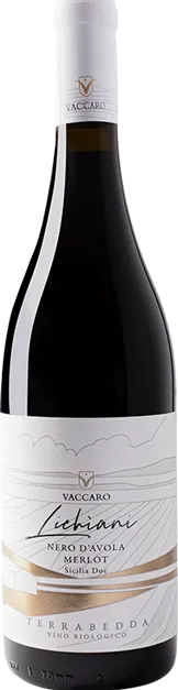 Изображение товара Lichiani Nero d'Avola-Merlot, Terrabedda, Vaccaro, Sicilia IGT 0.75 л.