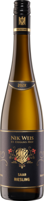 Изображение товара Goldtropfchen Kabinett Riesling (back label),  Nik Weis St.Urbans-Hof 0.75 л.