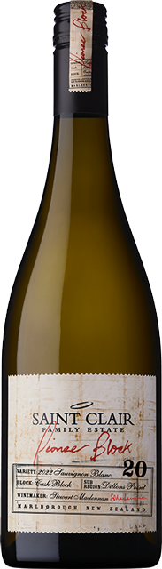 Изображение товара Pioneer Block 20, Sauvignon Blanc, Saint Clair 0.75 л.
