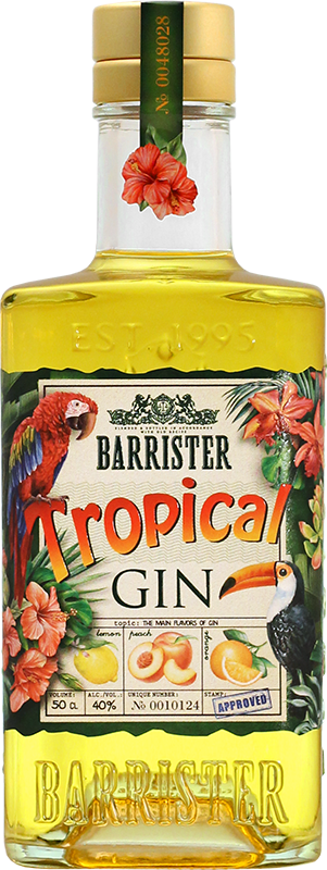 Изображение товара Gin "Barrister Tropical" 0.7 л.