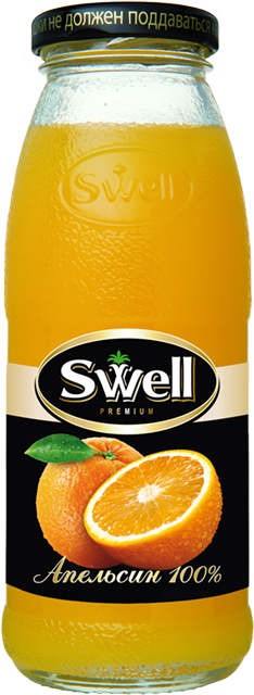 Изображение товара Swell, нектар апельсин  0.25 л.