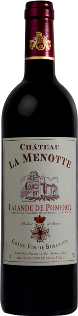 Изображение товара Chateau La Menotte, AOC Lalande de Pomerol 2018 0.75 л.