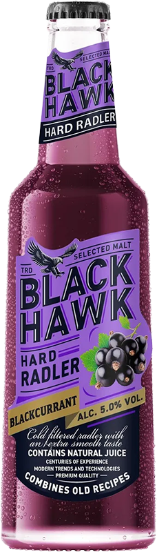 Изображение товара Black Hawk Blackcurrant Flavour 0.44 л.